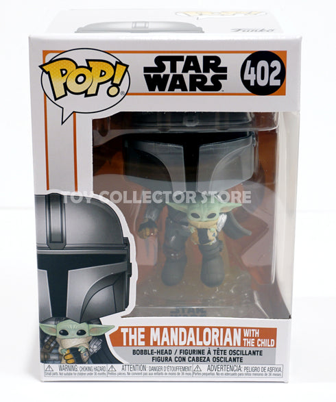 The Mandalorian Flying with the Child 402 Mandalorian Blast off Baby yoda Funko Pop Vinyl Figure